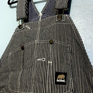 BERNE Stripped Bib Overall